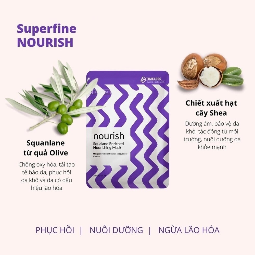 Mặt Nạ Timeless Truth Mask Squalane Enriched Nourishing Nuôi Dưỡng Làn Da Khô và Thiếu Chăm Sóc 30ml