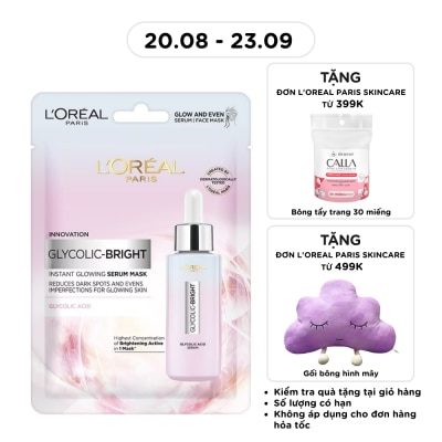 L'OREAL PARIS - Glycolic Bright Instant Glowing Serum Mask 22g image