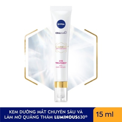 NIVEA Kem Dưỡng Mắt Chuyên Sâu Nivea Luminous 630 Làm Mờ Quầng Thâm Antidark-Spot Eye Treatment 15ml