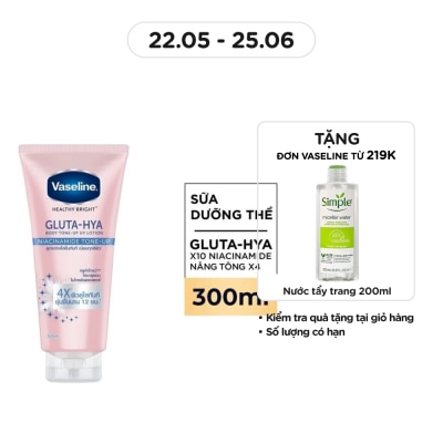 VASELINE Healthy Bright Gluta-Hya Body Tone Up UV Lotion 300ml