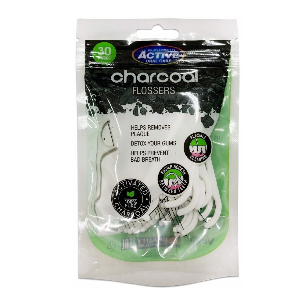 Charcoal Flosser 30s