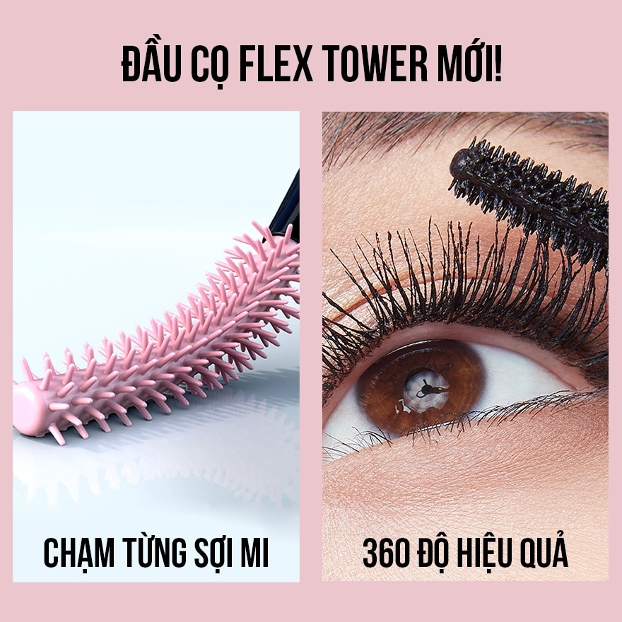 Mascara Maybelline Lash Sensational Sky High Mi Dài, Cong, Dày Hoàn Hảo 6ml .# 802 Very Black