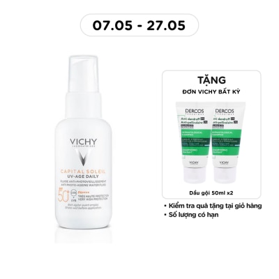 VICHY - Gel Chống Nắng Vichy Ngừa Thâm Nám SPF50 Anti Photo-Ageing Gel Cream 40ml