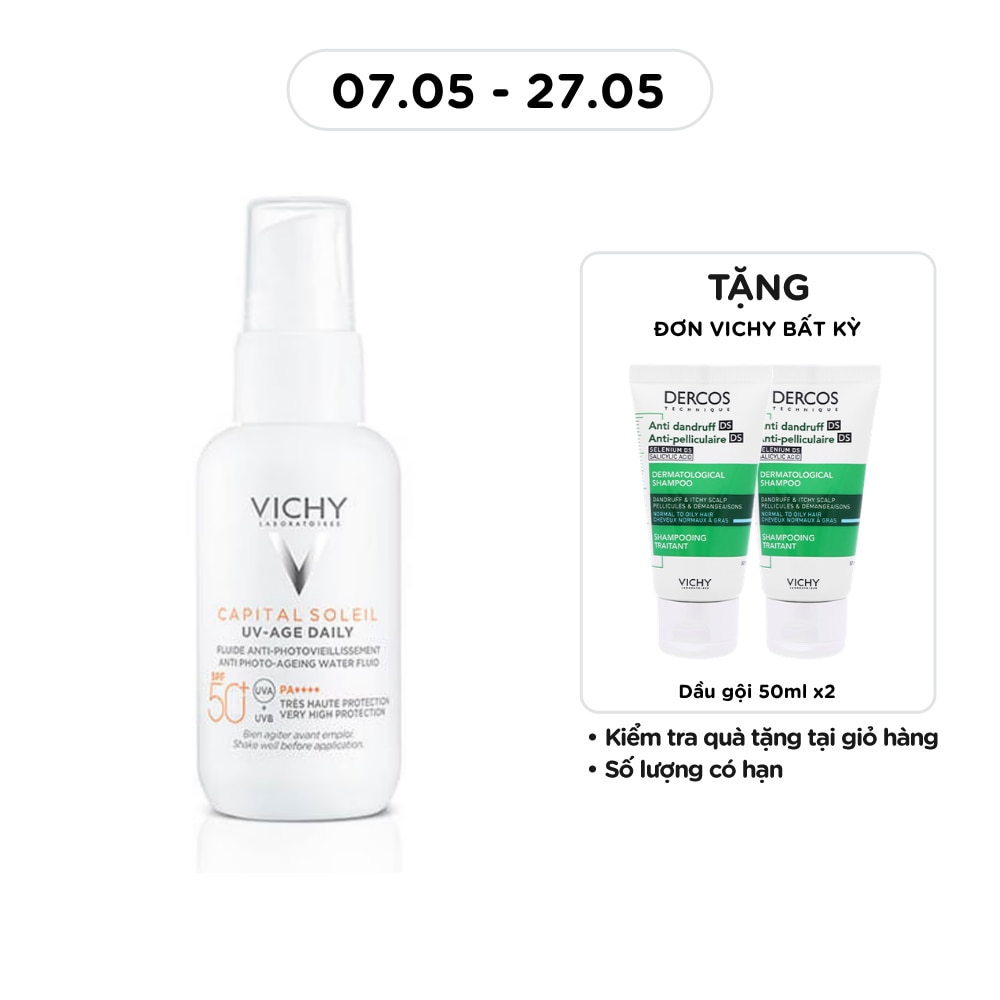 Vichy Capital Soleil UV Age Daily SPF50 Anti-Photo-Ageing Gel Cream 40ml