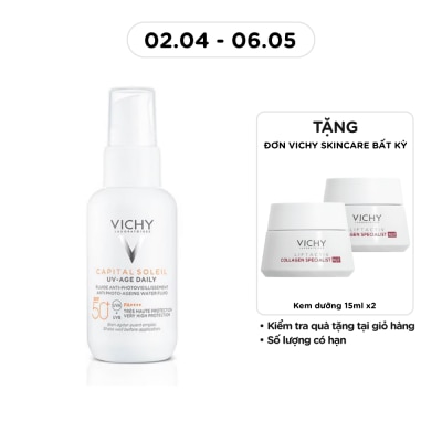 VICHY - Gel Chống Nắng Vichy Ngừa Thâm Nám SPF50 Anti Photo-Ageing Gel Cream 40ml
