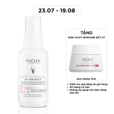 VICHY - Gel Chống Nắng Vichy Ngừa Thâm Nám SPF50 Anti Photo-Ageing Gel Cream 40ml image