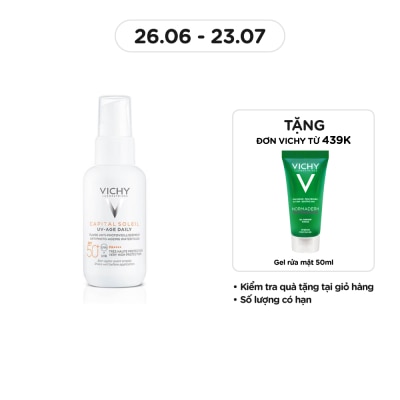 VICHY Vichy Capital Soleil UV Age Daily SPF50 Anti-Photo-Ageing Gel Cream 40ml