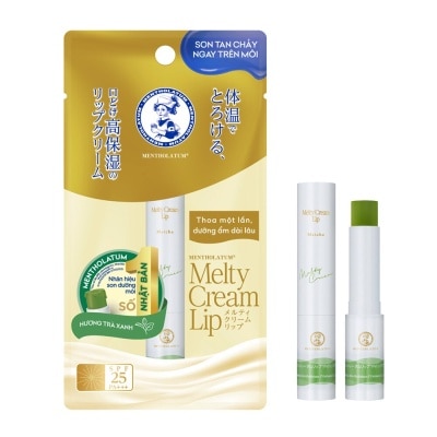 MENTHOLATUM Melty Cream Lip Matcha SPF25 PA++++ 2.4g