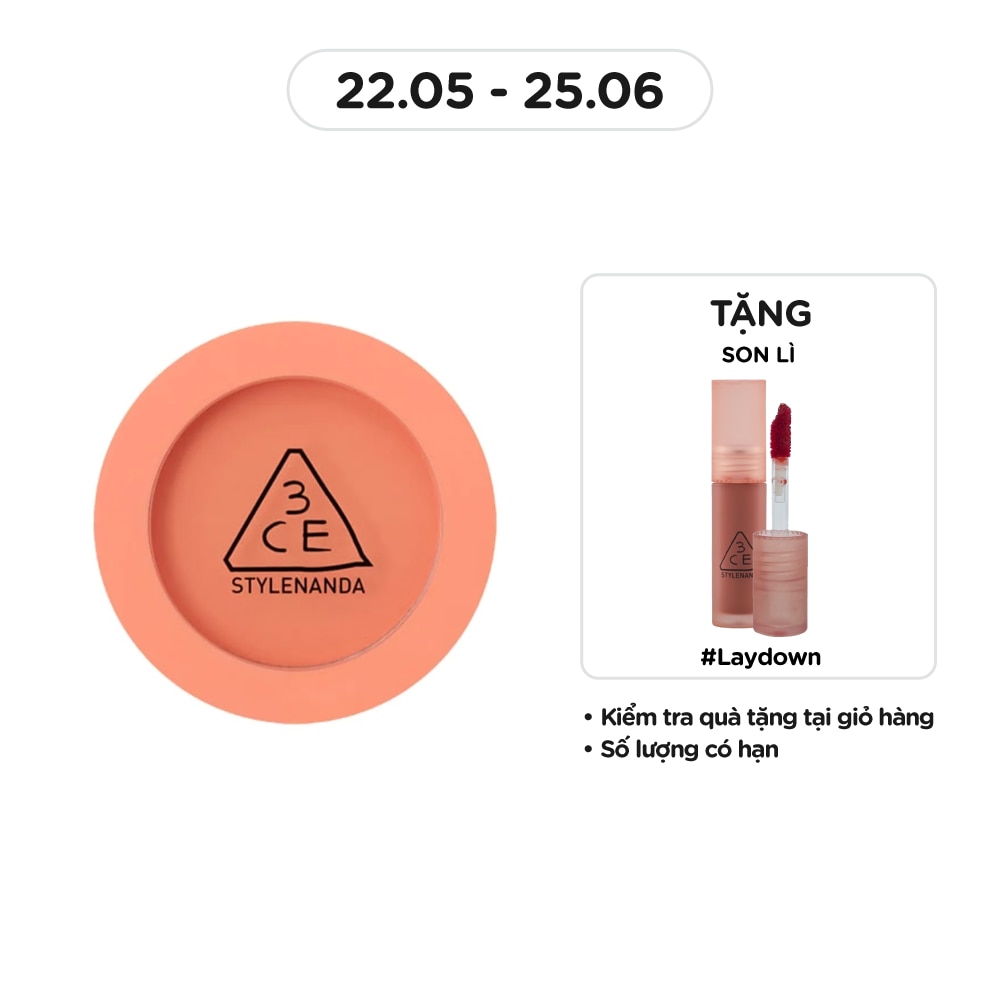 3CE Face Blush 5.5g .# Soft Salmon