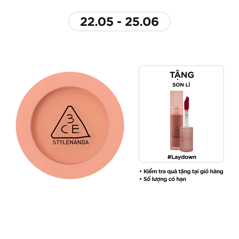 3CE Face Blush 5.5g .# Peach Splash