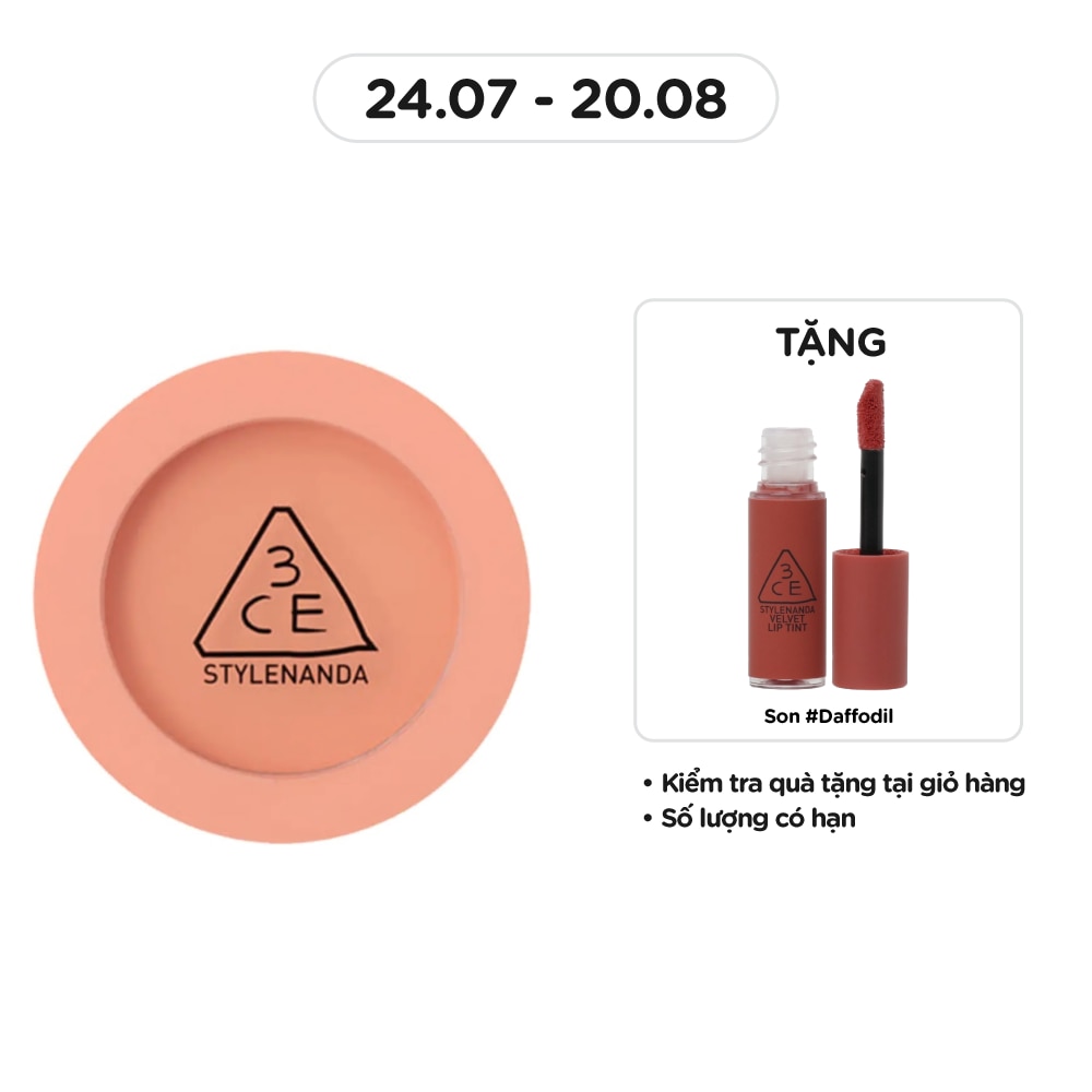 3CE Face Blush 5.5g .# Peach Splash