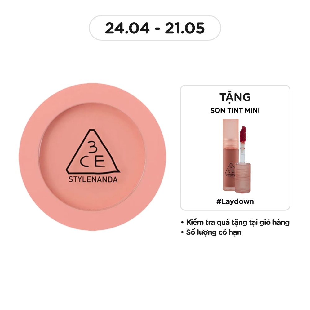 Phấn Má Hồng 3CE Face Blush 5.5g .# Pure Cake