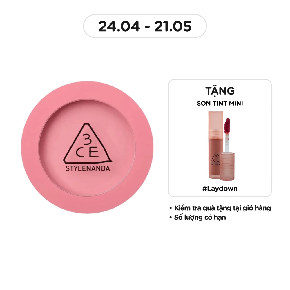 Phấn Má Hồng 3CE Face Blush 5.5g .# Delectable