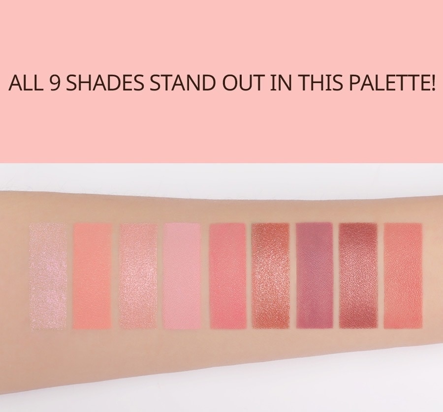 Bảng Phấn Mắt 9 Màu 3CE Multi Eye Color Palette 8.2g .#Beach Muse