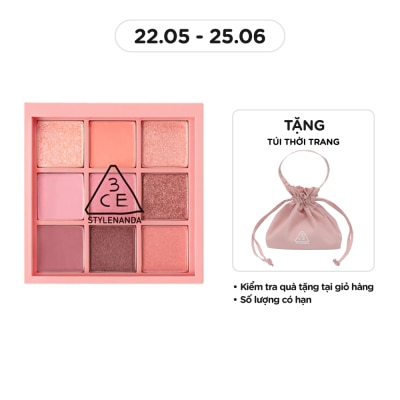 3CE Bảng Phấn Mắt 9 Màu 3CE Multi Eye Color Palette 8.2g .#Beach Muse
