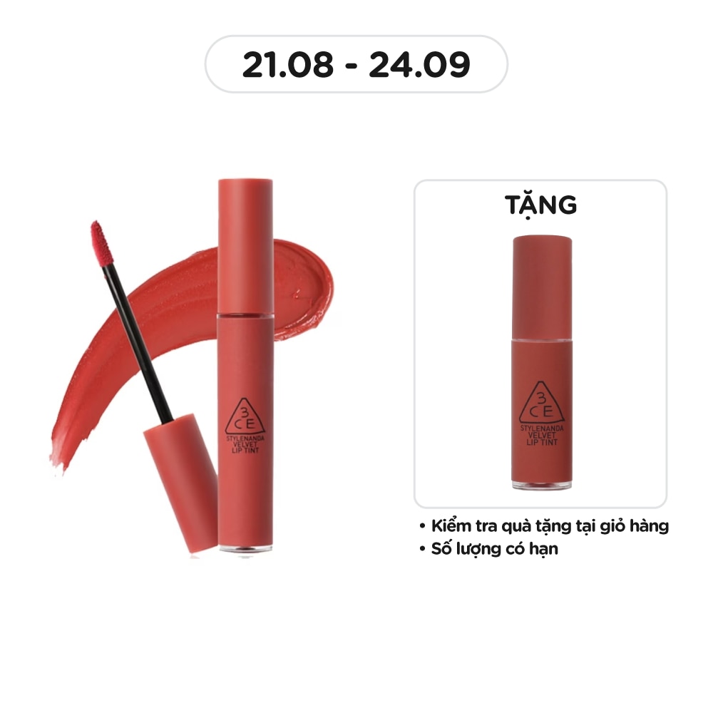 Son Kem Lì 3CE Velvet Lip Tint 4g .# Daffodil