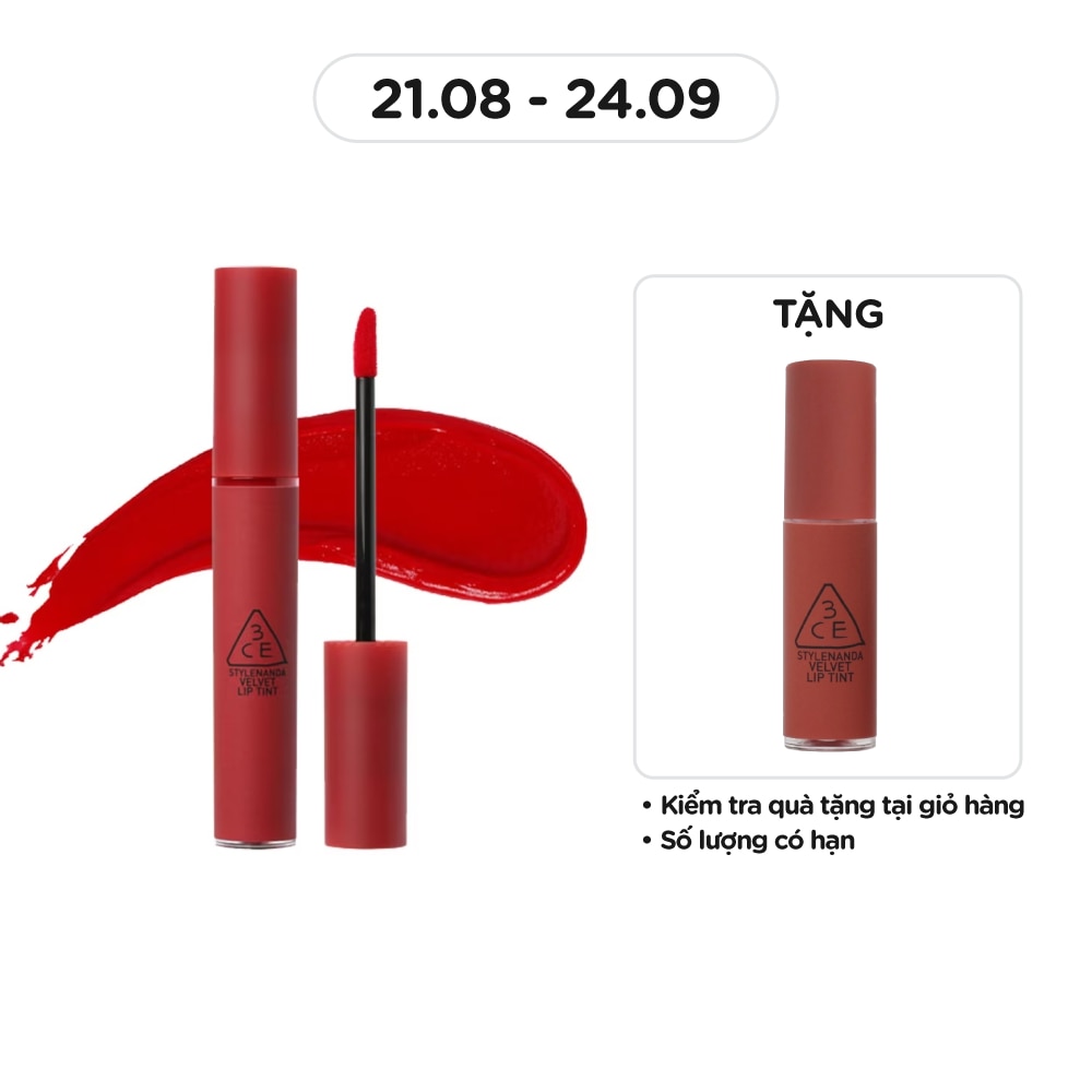 Son Kem Lì 3CE Velvet Lip Tint 4g .# Private
