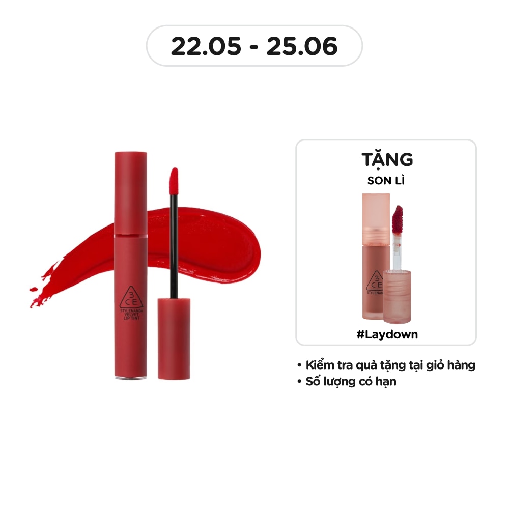 3CE Velvet Lip Tint 4g .# Private