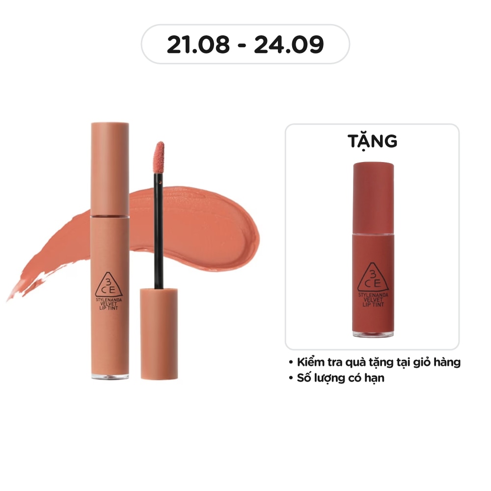3CE Son Kem Lì 3CE Velvet Lip Tint 3.5g .# New Nude