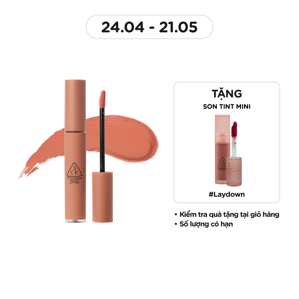 3CE Velvet Lip Tint 3.5g .# New Nude