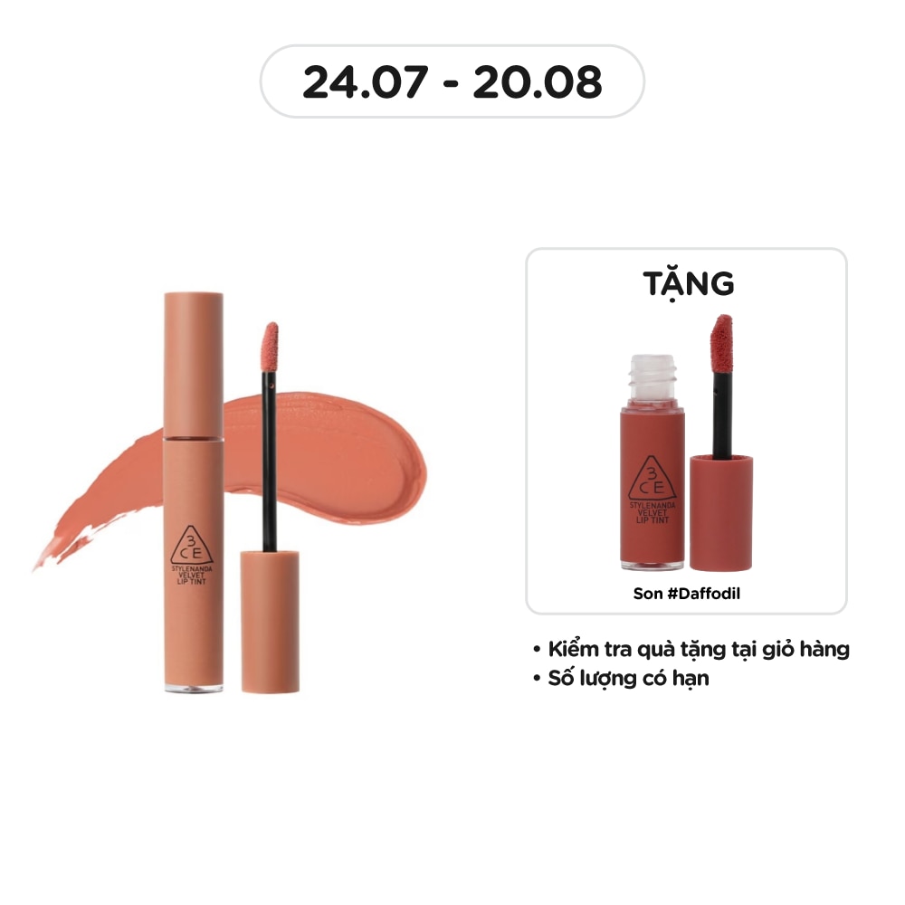 3CE 3CE Velvet Lip Tint 3.5g .# New Nude