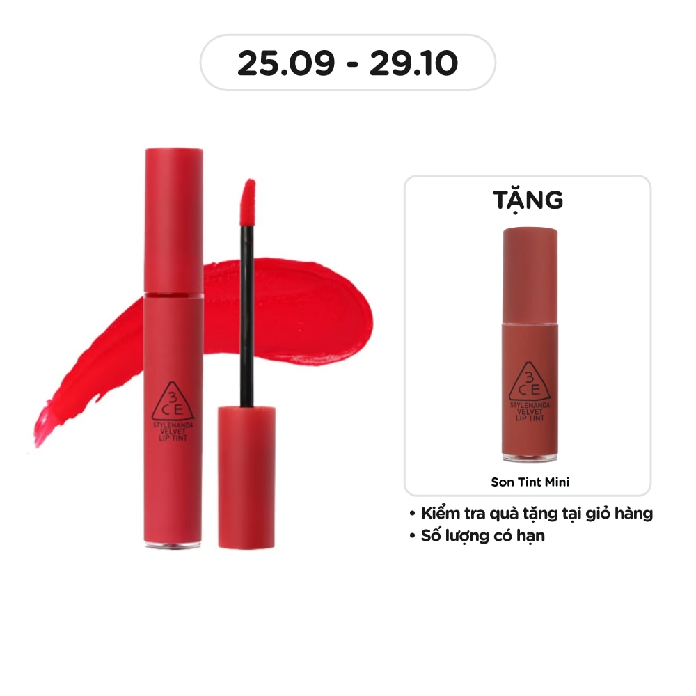 Son Kem Lì 3CE Velvet Lip Tint 4g .# Best Ever