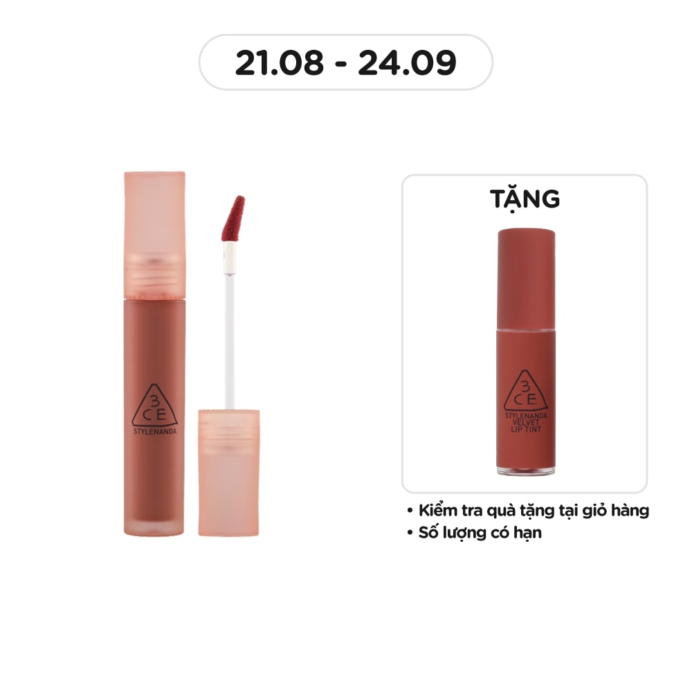 Son Kem Lì 3CE Blur Water Tint 4.6g .# Bake Beige