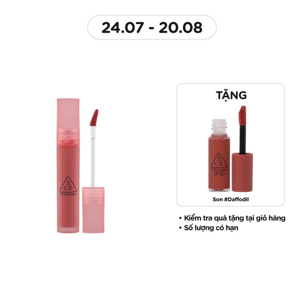3CE Blur Water Tint 4.6g .# Pink Guava