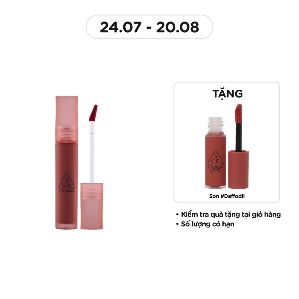 Son Kem Lì 3CE Blur Water Tint 4.6g .# Play Off