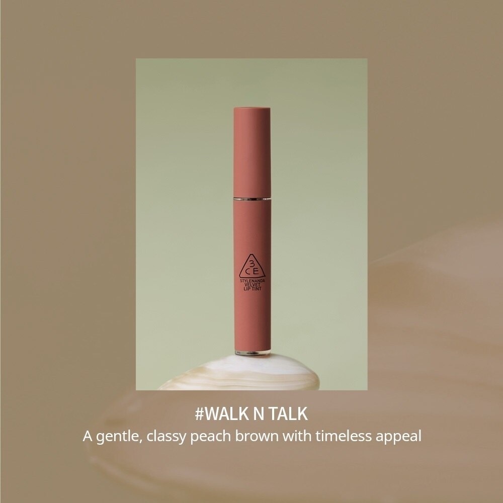 3CE Velvet Lip Tint 4g.# Walk N Talk