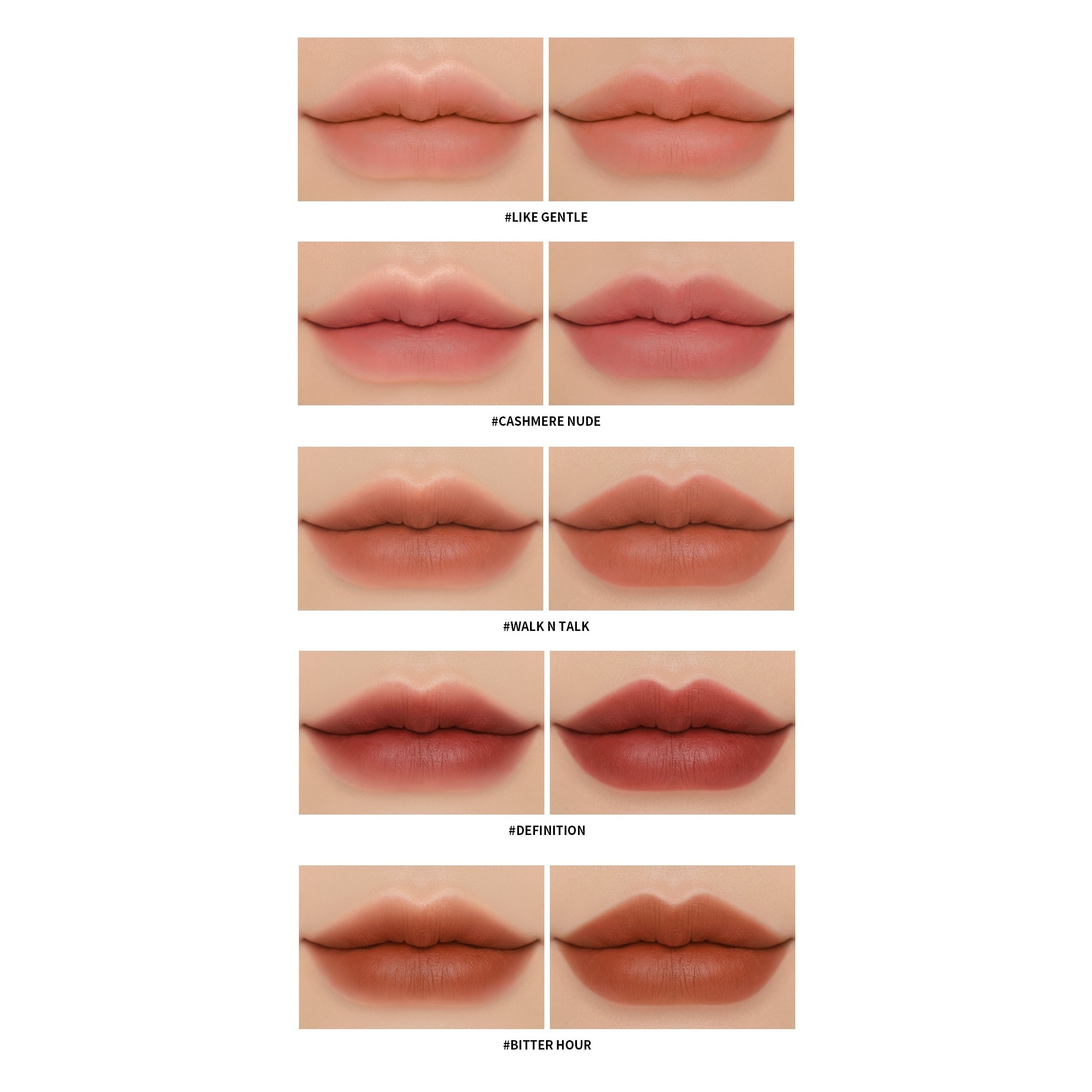 Son Kem Lì 3CE Velvet Lip Tint 4g .# Walk N Talk