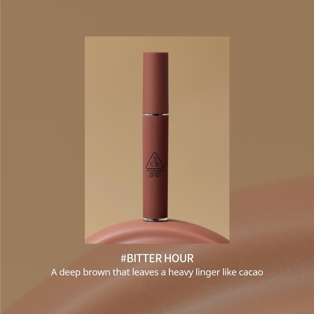 3CE Velvet Lip Tint 4g .# Bitter Hour