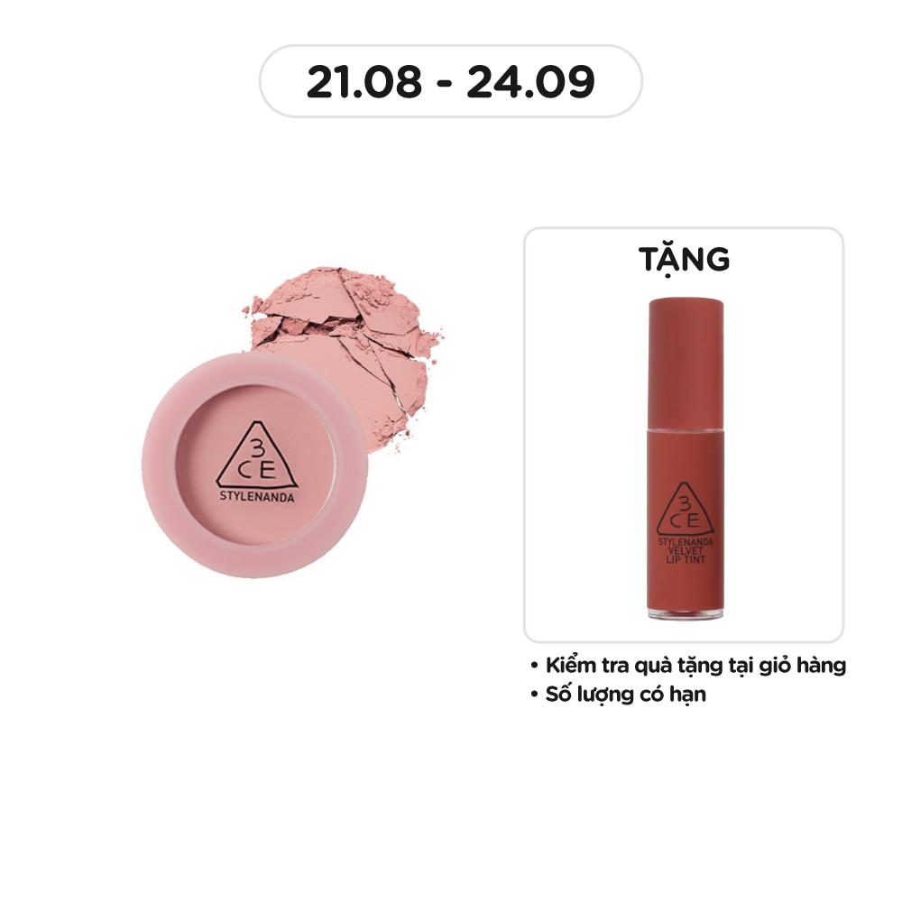 Phấn Má Hồng 3CE Face Blush 5.5g .# City Mauve