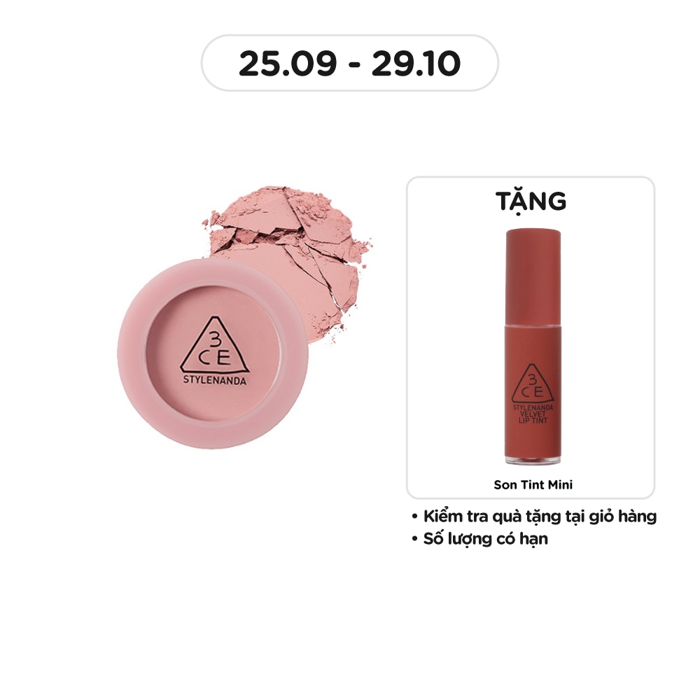Phấn Má Hồng 3CE Face Blush 5.5g .# City Mauve