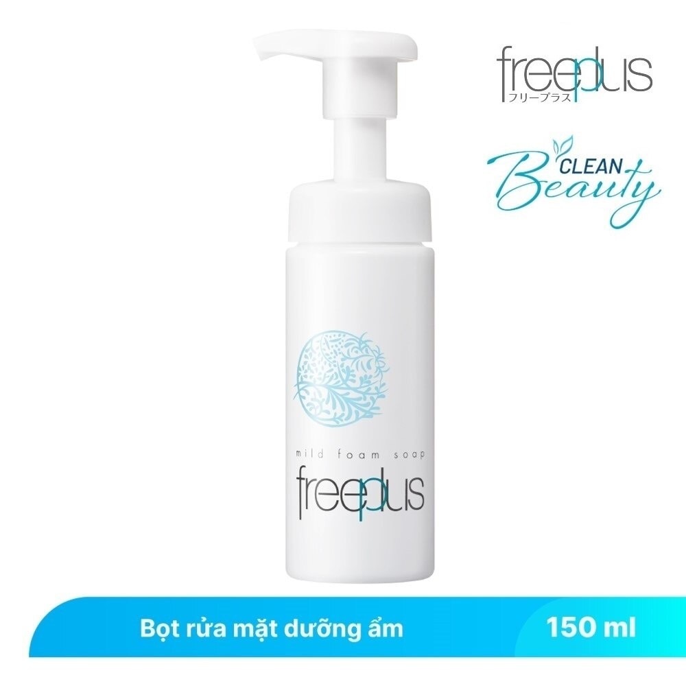 Bọt Rửa Mặt Freeplus Dưỡng Ẩm Dịu Nhẹ Mild Foam Soap 150ml