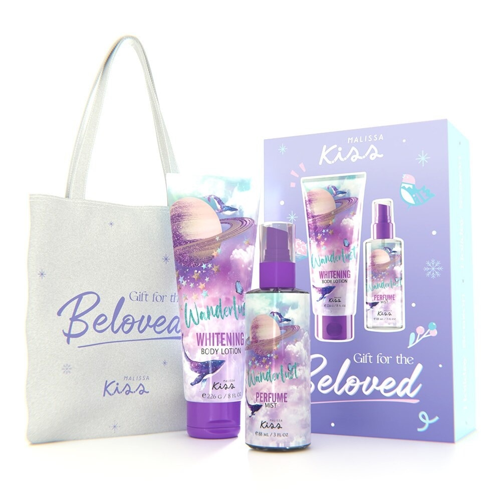 Combo Malissa Kiss Wanderlust (Whitening Body Lotion 226g + Perfume Mist 88ml)