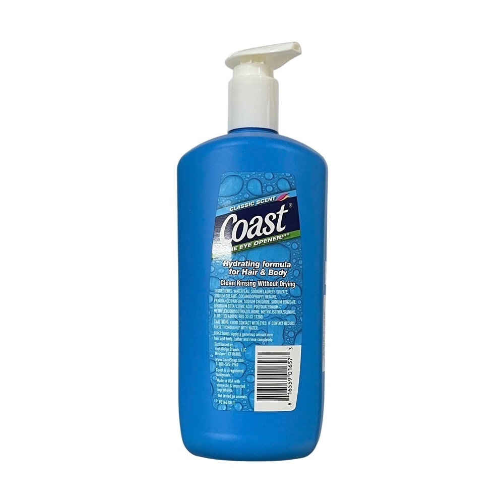 Sữa Tắm Gội Coast Hair And Body Wash Classic Scent 946ml