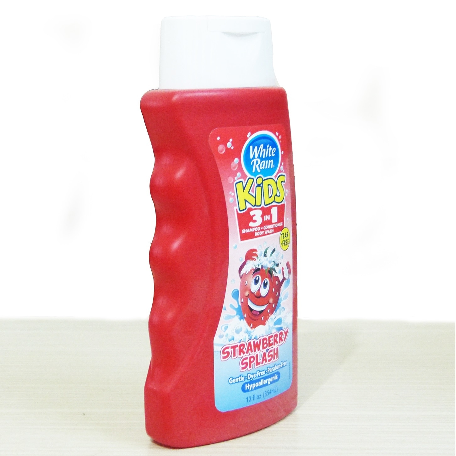 Sữa Tắm Gội White Rain Kids 3 In 1 Dành Cho Trẻ Em Hương Dâu Tây Strawberry Splash 354ml