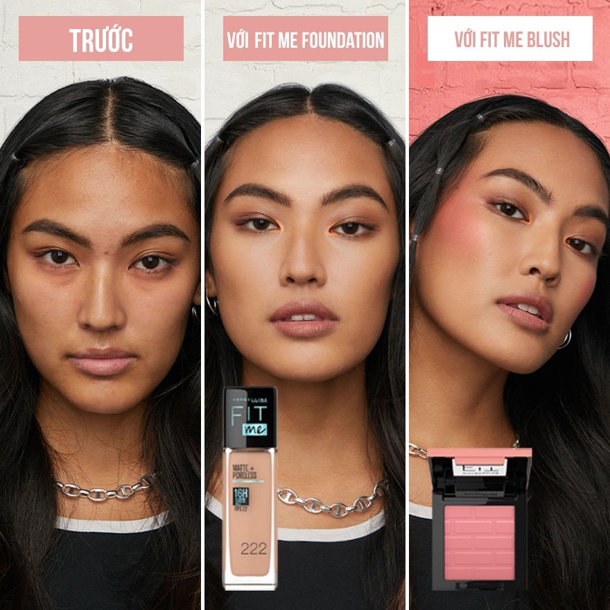 Phấn Má Hồng Maybelline Fit Me Mono Blush Mịn Mướt 16h 4.5g .# 10 Brave