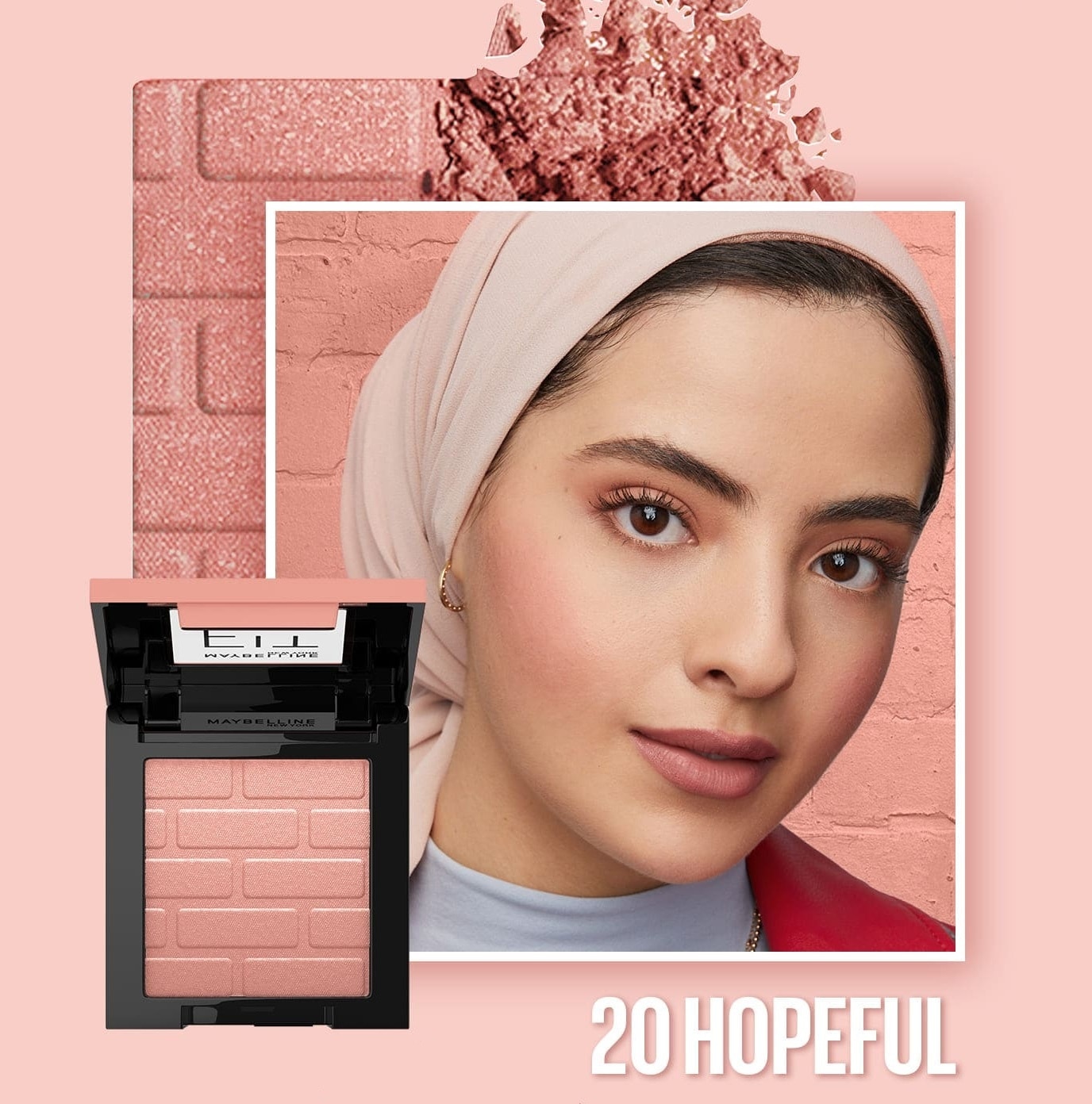 Fit Me Mono Blush 16H 4.5g .# 20 Hopeful