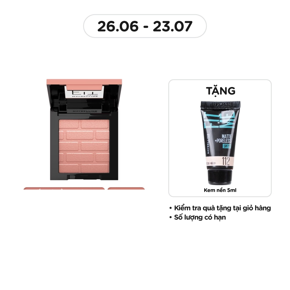 Phấn Má Hồng Maybelline Fit Me Mono Blush Mịn Mướt 16h 4.5g .# 20 Hopeful