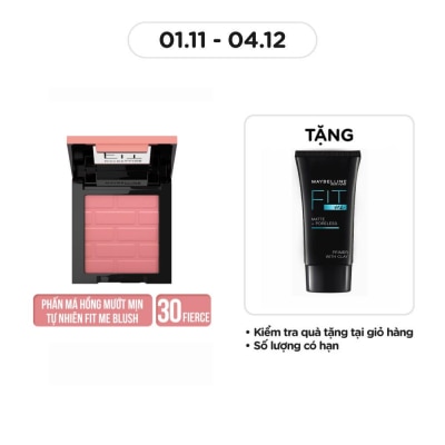 MAYBELLINE NEW YORK Fit Me Mono Blush 16H 4.5g .# 30 Fierce