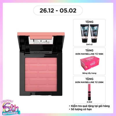 MAYBELLINE NEW YORK Phấn Má Hồng Maybelline Fit Me Mono Blush Mịn Mướt 16h 4.5g .# 30 Fierce