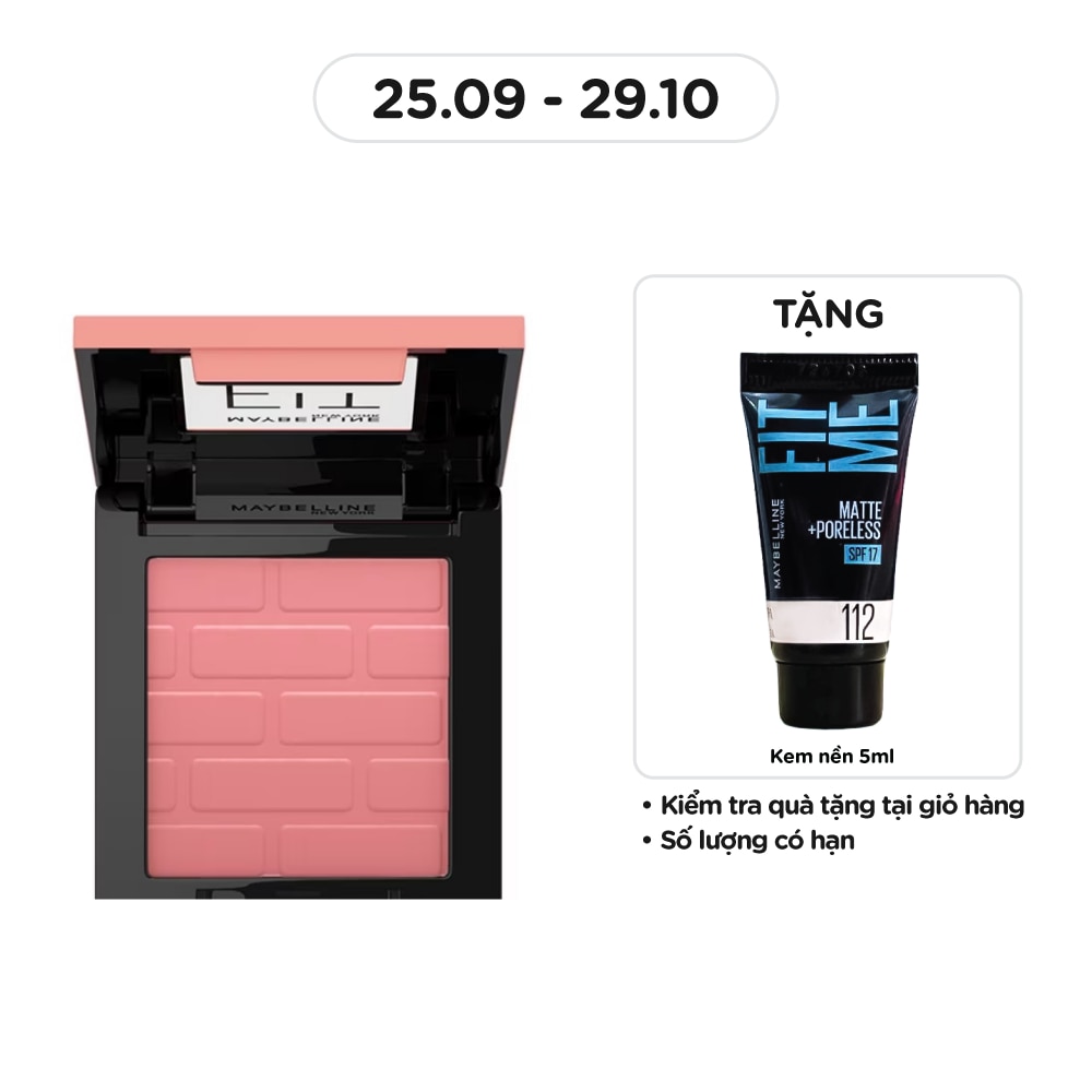 MAYBELLINE NEW YORK Fit Me Mono Blush 16H 4.5g .# 30 Fierce