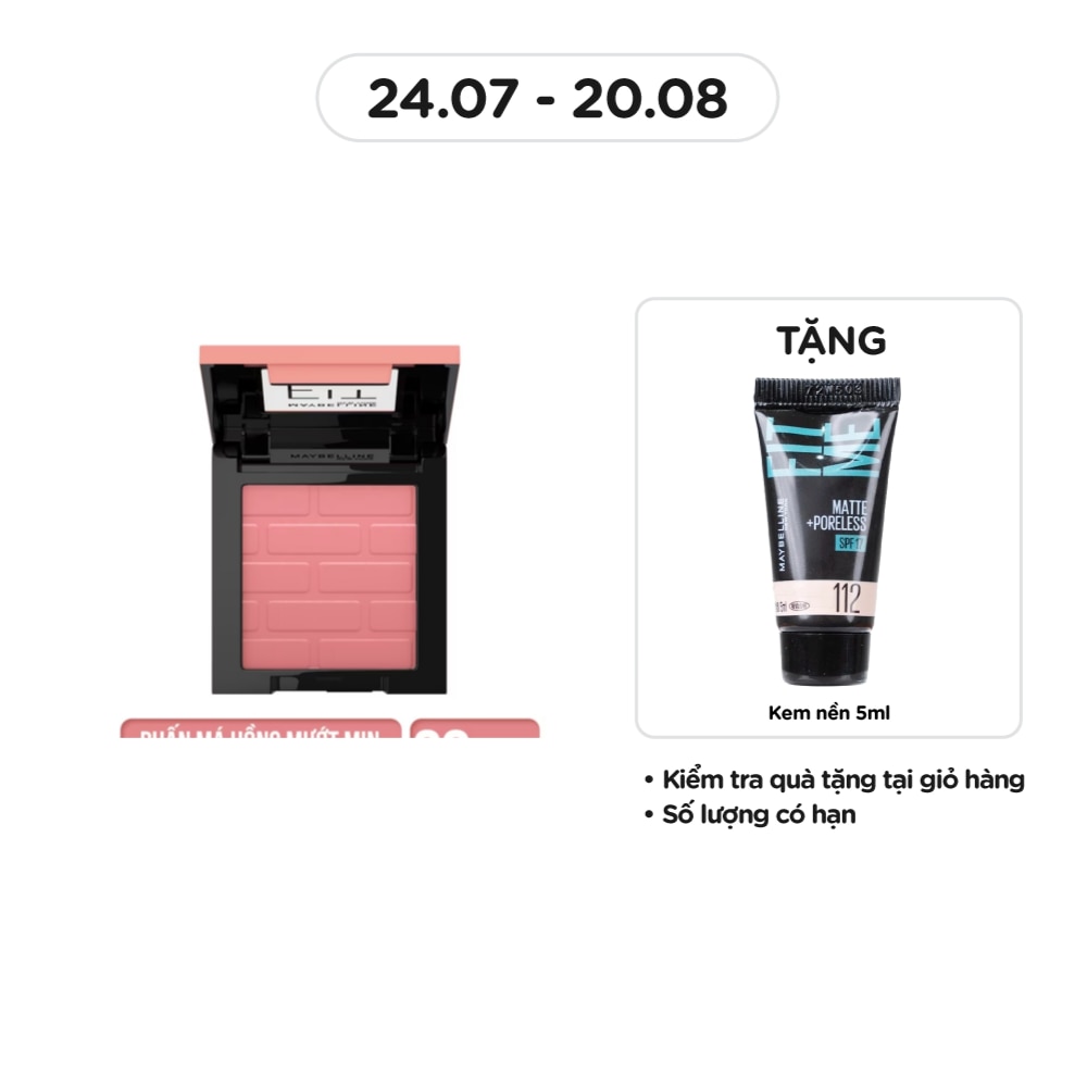 MAYBELLINE NEW YORK Fit Me Mono Blush 16H 4.5g .# 30 Fierce