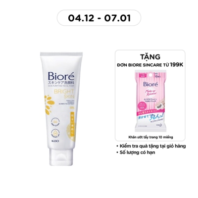 BIORE Sữa Rửa Mặt Bioré Thanh Lọc Da Và Làm Sáng Da 100g