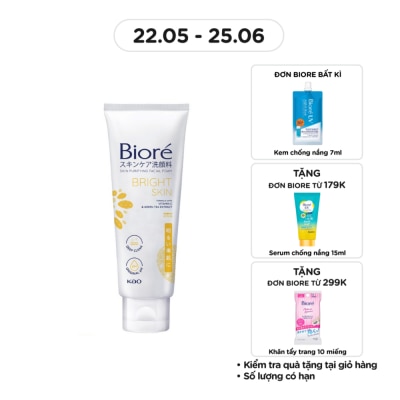 BIORE Sữa Rửa Mặt Bioré Thanh Lọc Da Và Làm Sáng Da 100g