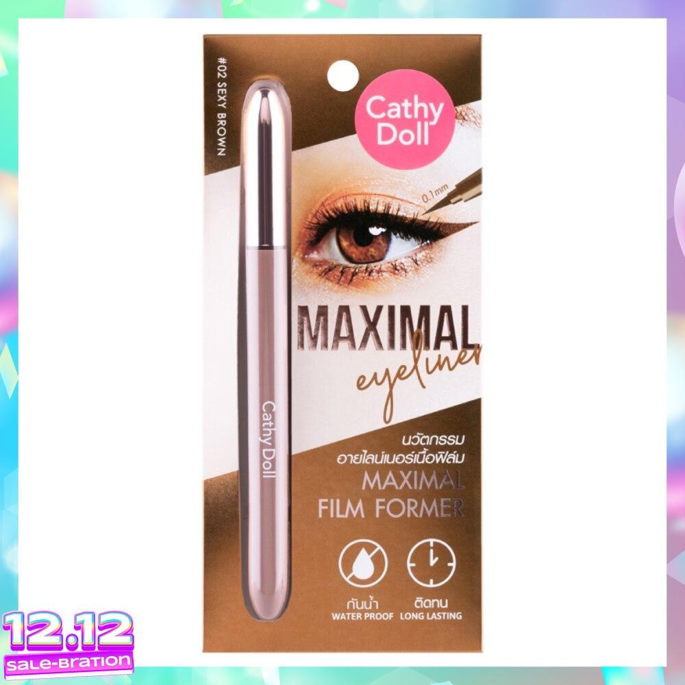 Bút Kẻ Mắt Cathy Doll Maximal Eyeliner 0.7ml .#02 Sexy Brown