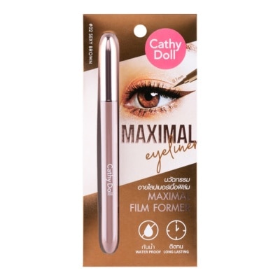 CATHY DOLL Bút Kẻ Mắt Cathy Doll Maximal Eyeliner 0.7ml .#02 Sexy Brown