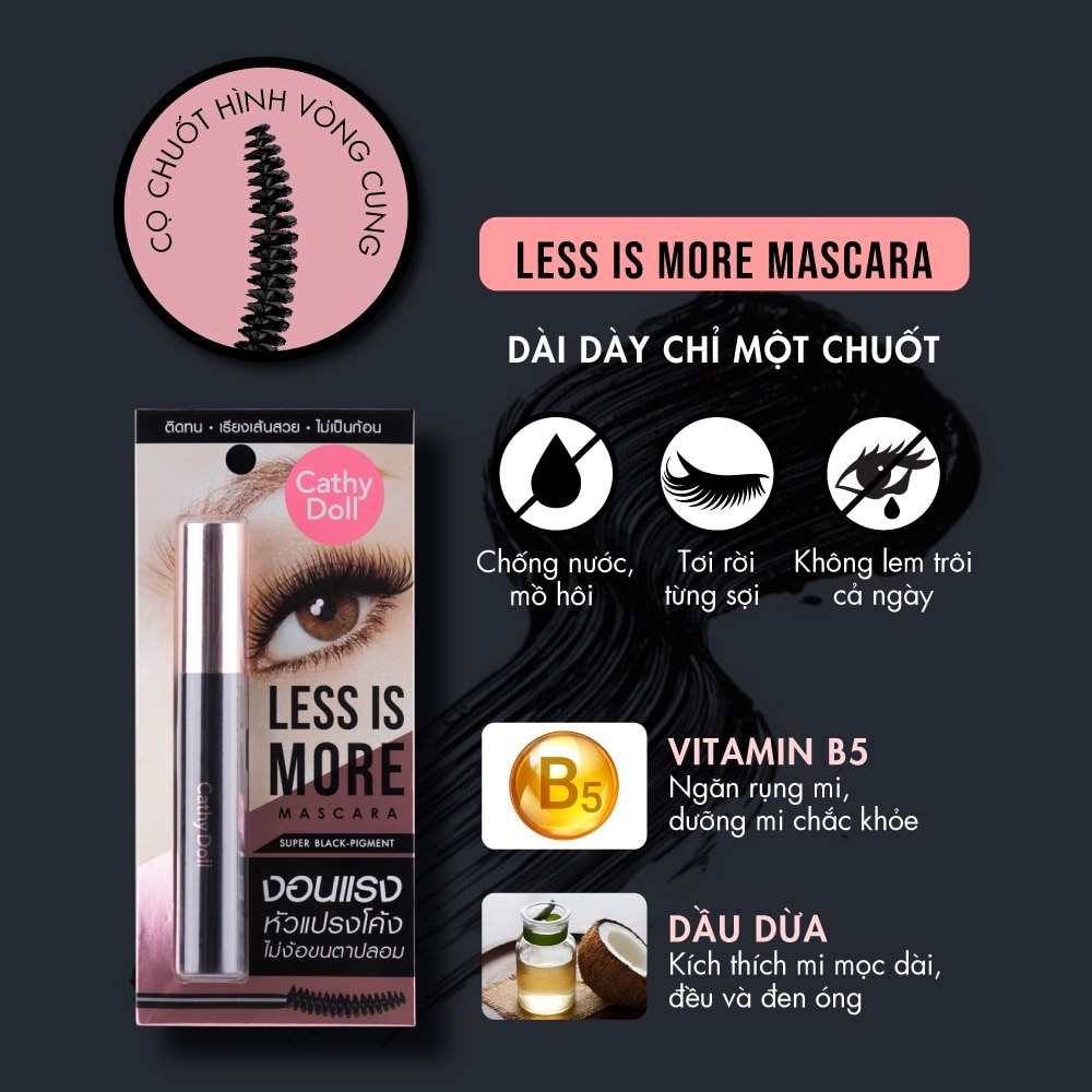 Mascara Cathy Doll Less Is More 8g image
